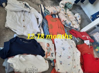 12-18 mths clothes bundle for baby boy or girl