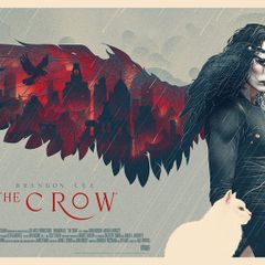 Bruno Vergauwen The Crow Limited Edition Screen Print Movie Poster Bottleneck Gallery my Mondo SOLD OUT VERY RARE
