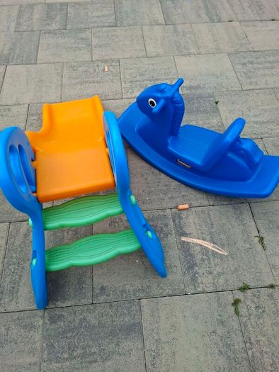 Kids Slide and Rocking Horse