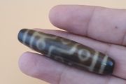 Himalayan 9 Eyes Tibetan Agate Dzi Bead Amulet Pendant