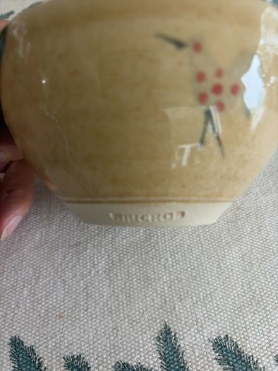 mucros pottery sugar bowl