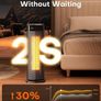 2000W PTC Electric Heater, 4 Modes, Energy Efficient Fan Heater with ECO Mode, Thermostat, 90 Oscillation, 24H Timer, Remote Control, Tip-Over & Overheating Protection for Indoor Use Image 3