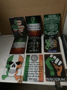 Irish interest Metal Plaques