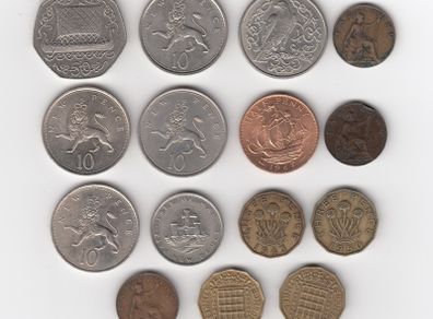 15 x Old Coins (No: 425)