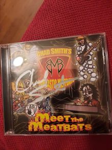 Chad Smith of the Red Hot Chili Peppers Autographed Solo CD (Meet the Meatbats)