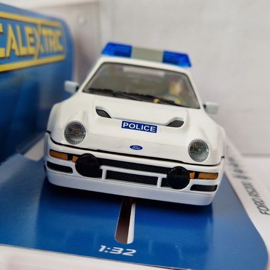 Scalextric Ford RS200 - Police Slot Car ( C4341 classic street )