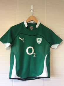 Ireland Rugby Jersey. Youth Large / Mens Extra Small / Possibly Fit Ladies. Authentic Canterbury Home Jersey.