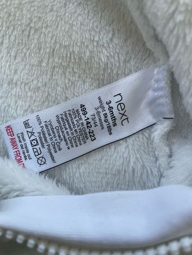 Next baby suit 3-6 months
