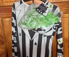 Halloween Costume BEETLEJUICE 9-10 YRS boy/girl New
