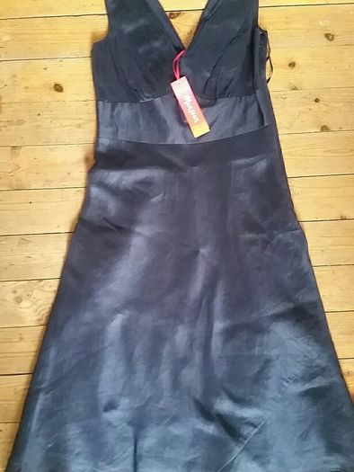 Monsoon silk and linen dress