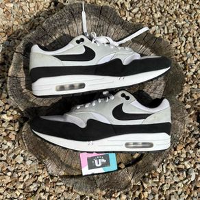 Nike Air Max 1 Classic White Grey Black Suede