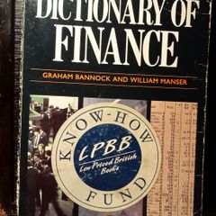 1989  The Penguin Dictionary Of Finance.