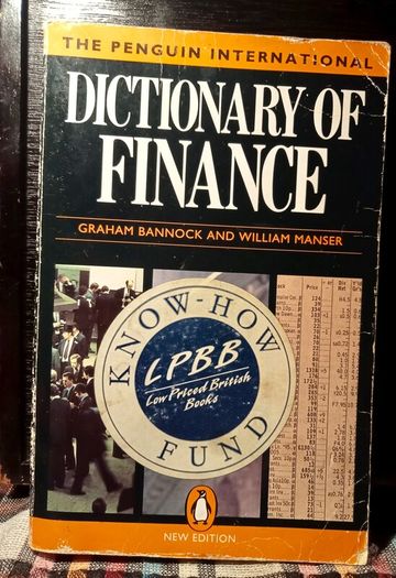 1989  The Penguin Dictionary Of Finance.
