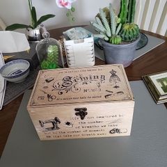 Sewing box decorative