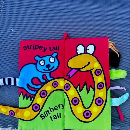 jollybaby soft book Brand New Silly Tails