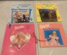 Barbie books x 4