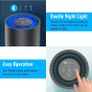 Air Purifier for Home, Quiet Air Cleaner with True HEPA Filter with 4 Speeds and Sleep Mode, Night Light, Odors Dust Mold for Allergens Smokers Pollen Pet Hair Image 2