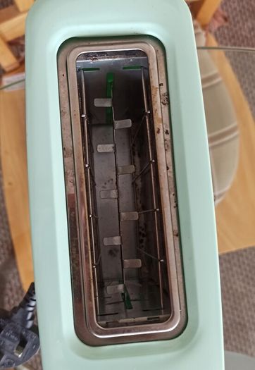 Mint green Silvercrest toaster for one slice