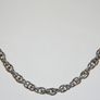 Vintge Sterling Silver 925 Men's Women's Jewelry Huge Chain Necklace Length 18" - 9g Image 5
