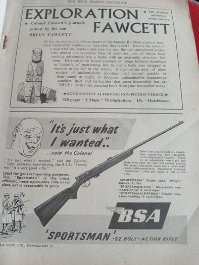 1952 Travel and AdventureThe Wide World 1952