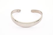 Vintage Modernist 925 Sterling Silver Bangle