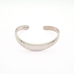 Vintage Modernist 925 Sterling Silver Bangle