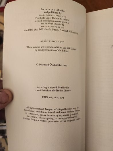 A Word In Your Ear   By Diarmaid O Muirithe. Paperback In Good Condition.