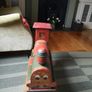 Hand carved rocking vintage rocking train Image 2