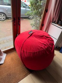 Elephant Jumbo Bean Bag, Vibrant Red, Large