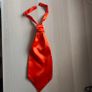 Orange tie and and pocket square set Image 3