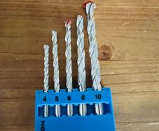drill bit set up