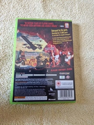 Asuras Wrath Xbox360 Games Original