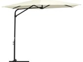 Outdoor Parasol with Steel Pole 300 cm Sand White