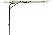 Outdoor Parasol with Steel Pole 300 cm Sand White