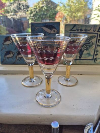 Beautiful Vintage Coupe Glasses