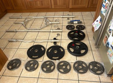 Cheapest Full Olympic Weights And Bar Set On Adverts!!