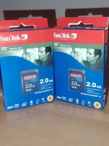 Sandisk 2g sd cards