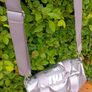 LOQI Mini Weekender Bag - Metallic Silver Image 5