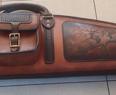Bespoke Handmade Leather Rifle Slip