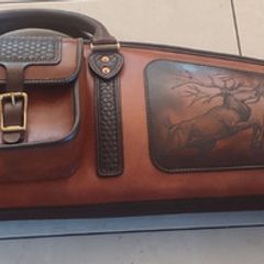 Bespoke Handmade Leather Rifle Slip