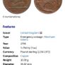 1795 Great Britain United Kingdom Thames and Severn Canal Half Penny Token Image 5