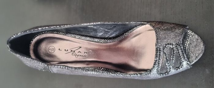 Black & Silver dressy shoes.