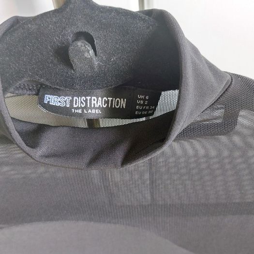 First Distraction black dress RRP 56 euro
