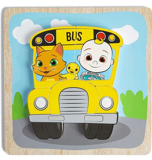 X 3D Wooden Puzzles - Early Development & Activity Toys - CoComelon Toys - CoComelon Puzzle - Wooden Puzzles - Baby Toys - Jigsaws For Children age 2