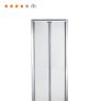 Cooke & Lewis Onega Silver effect Clear Bi-fold Shower door (H)190cm (W)76cm Image 2