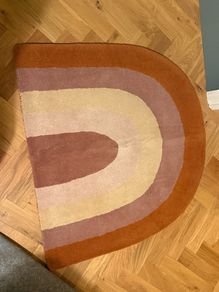 Ollie Ella rainbow wool rug