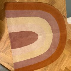 Ollie Ella rainbow wool rug