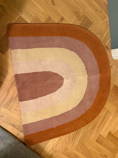 Ollie Ella rainbow wool rug