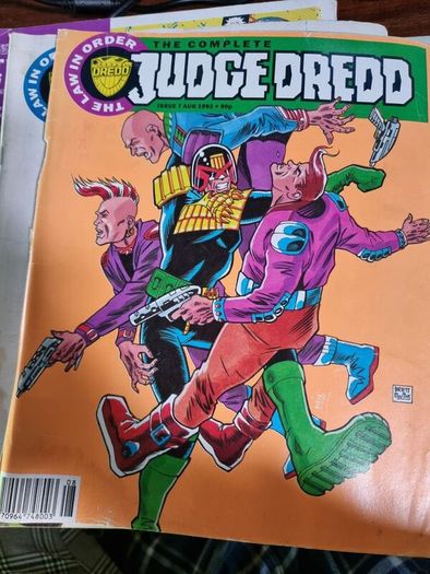 The Complete Judge Dredd comics issues 3/5/7/8