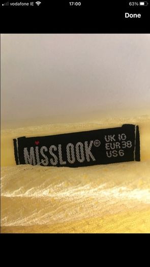 Brand new Misslook jumpsuit size 10
